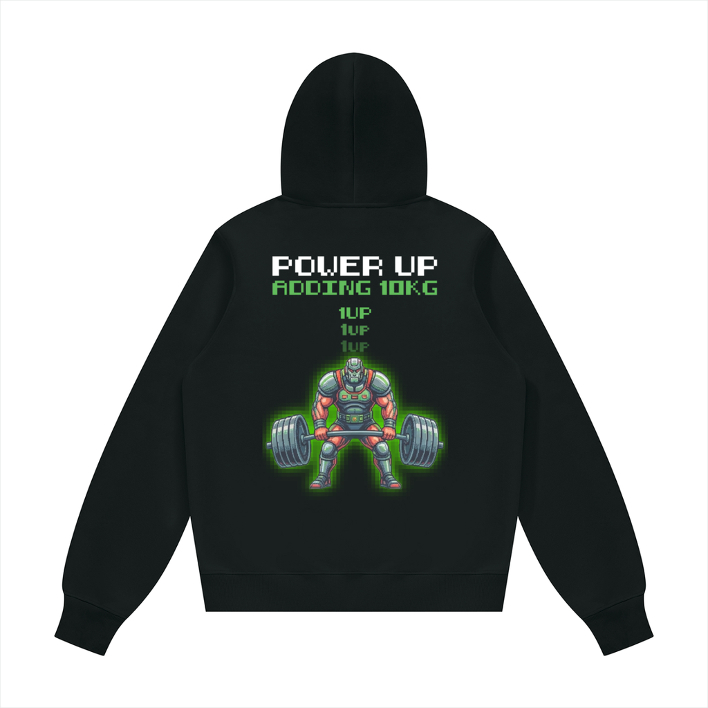 "Power Up" Heavyweight Fleece Hoodie
