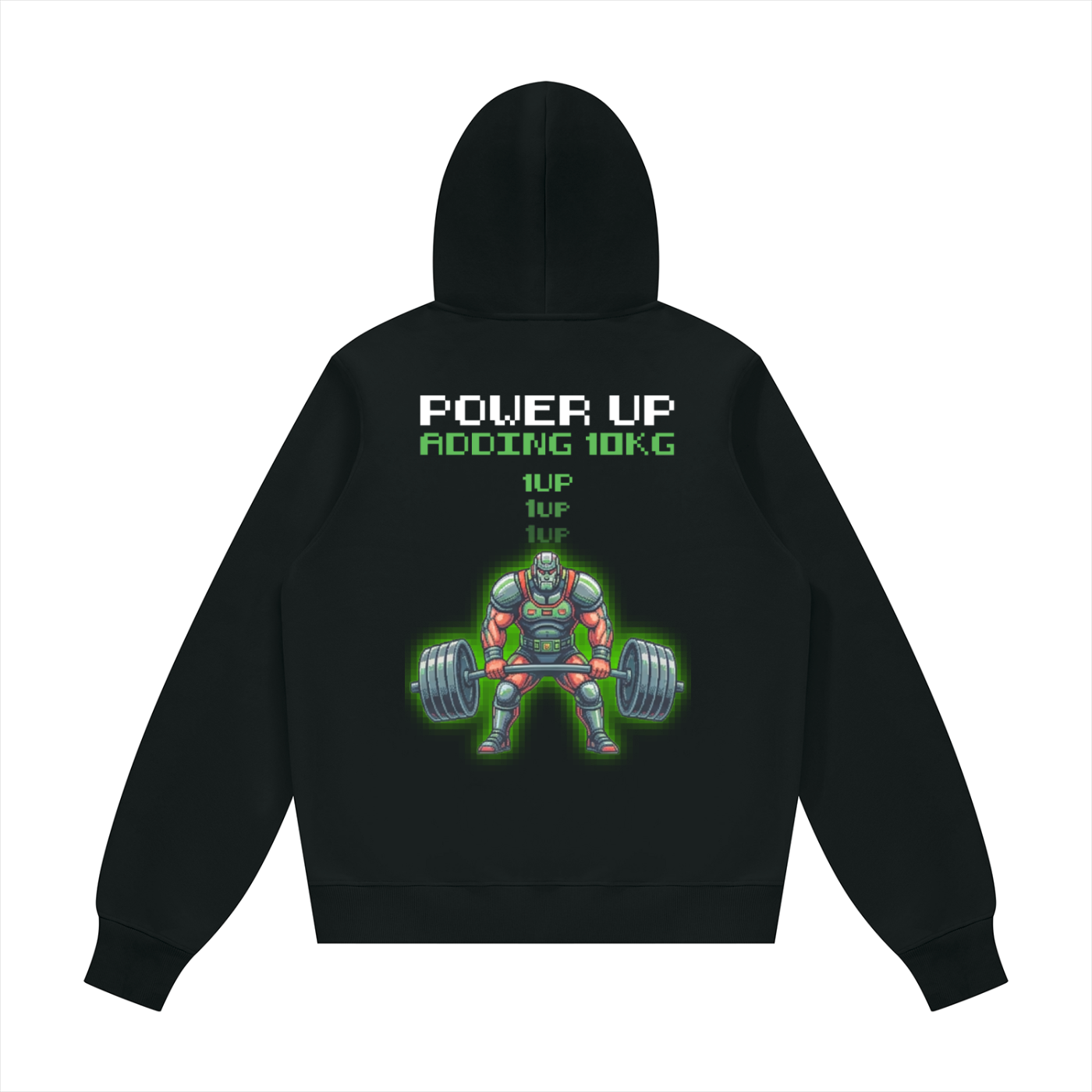 "Power Up" Heavyweight Fleece Hoodie