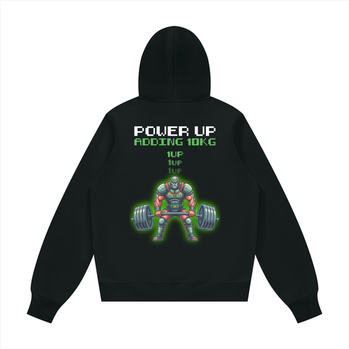 "Power Up" Heavyweight Fleece Hoodie