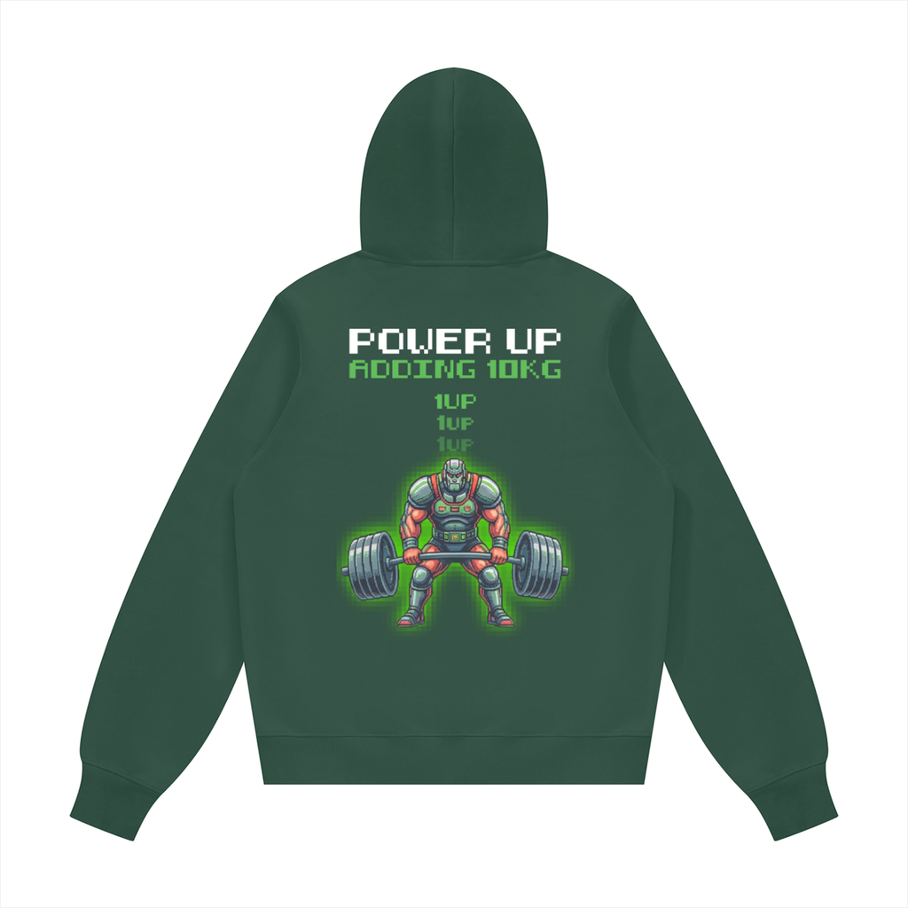 "Power Up" Heavyweight Fleece Hoodie