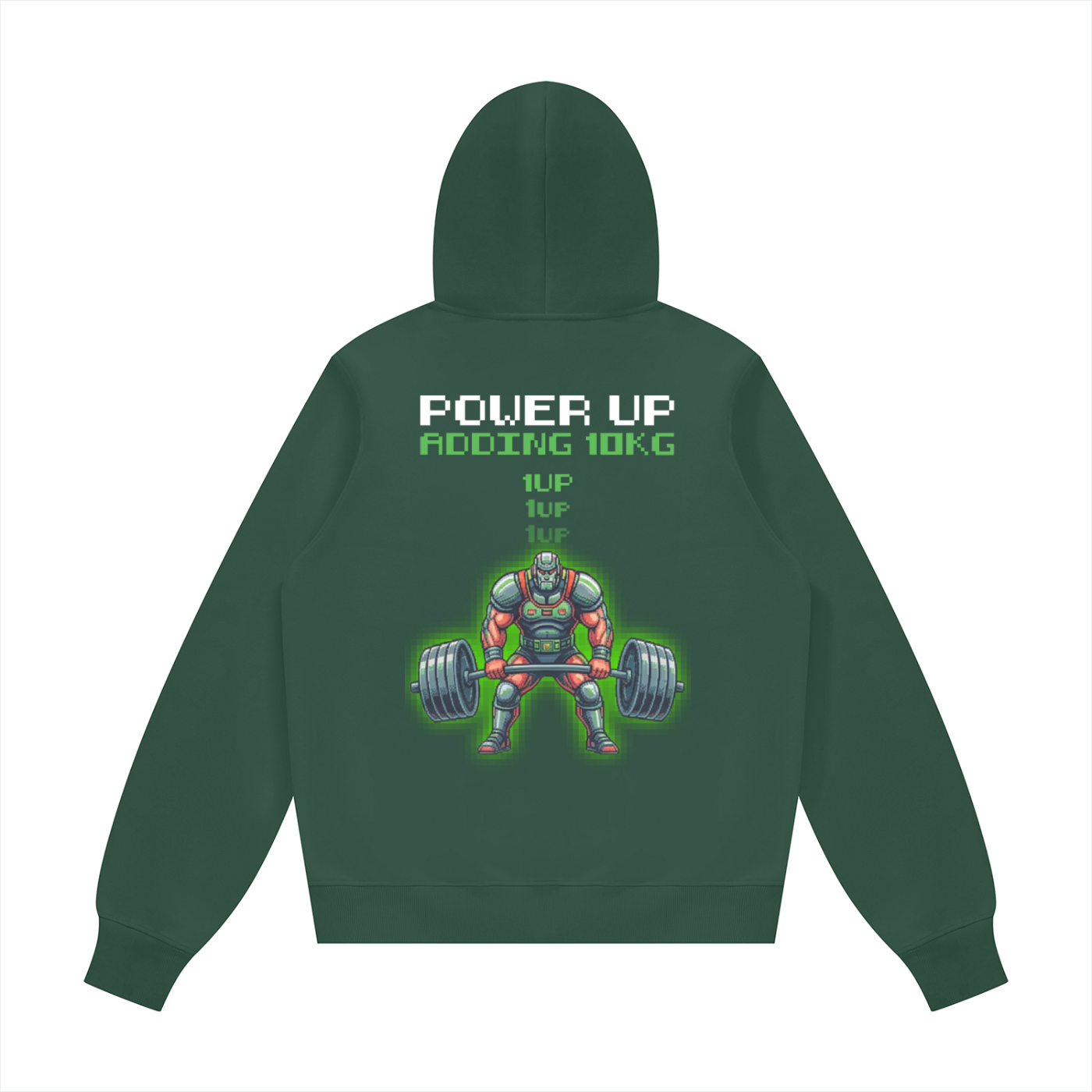 "Power Up" Heavyweight Fleece Hoodie