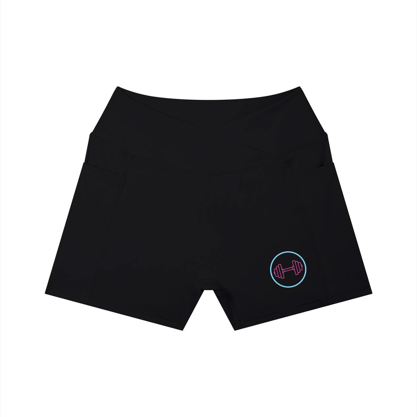The "Stat-Boost" High-Waisted Pocket Yoga Shorts