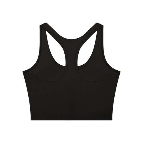Aura Colour Block Crop Tank – Women's Gym Workout Top