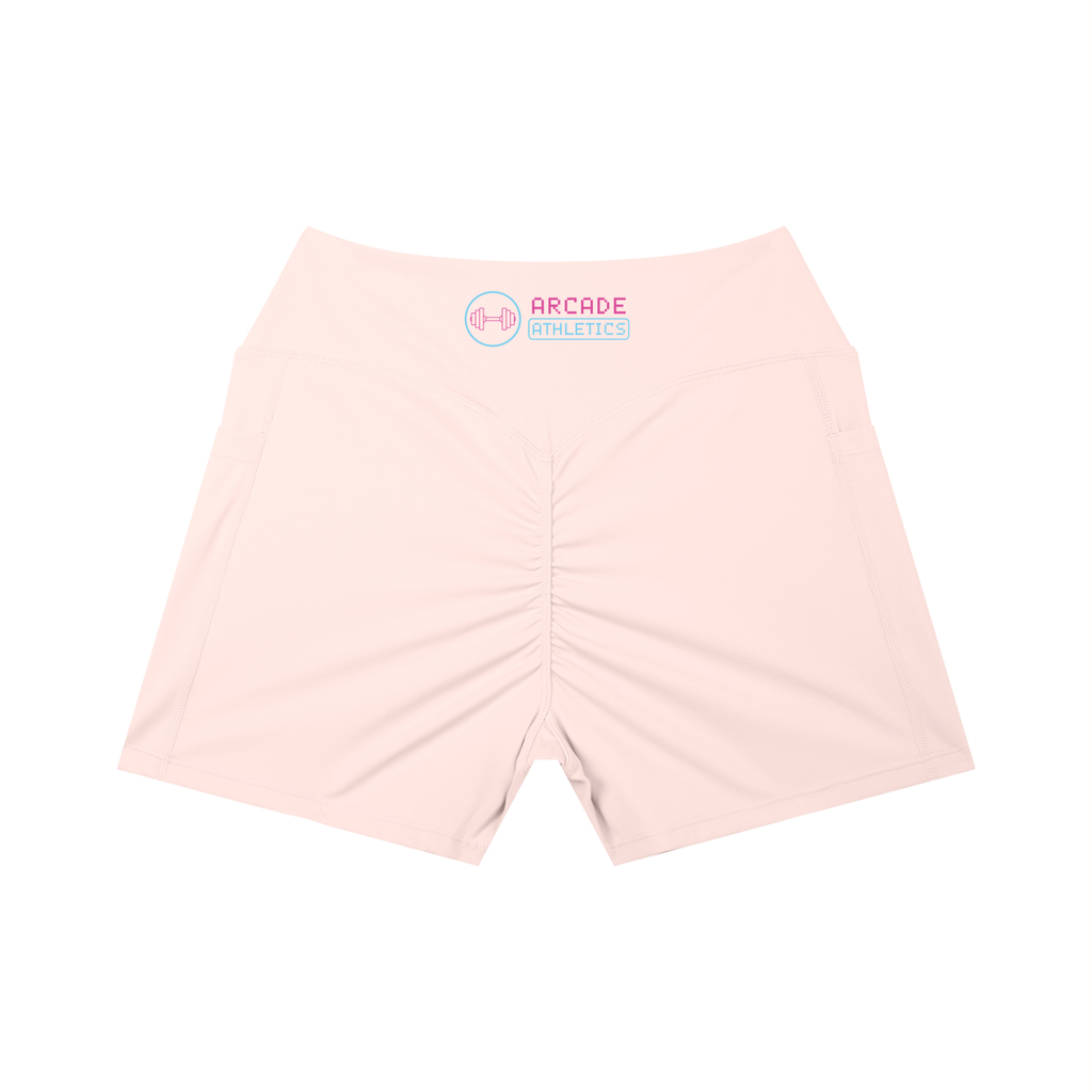 The "Stat-Boost" High-Waisted Pocket Yoga Shorts