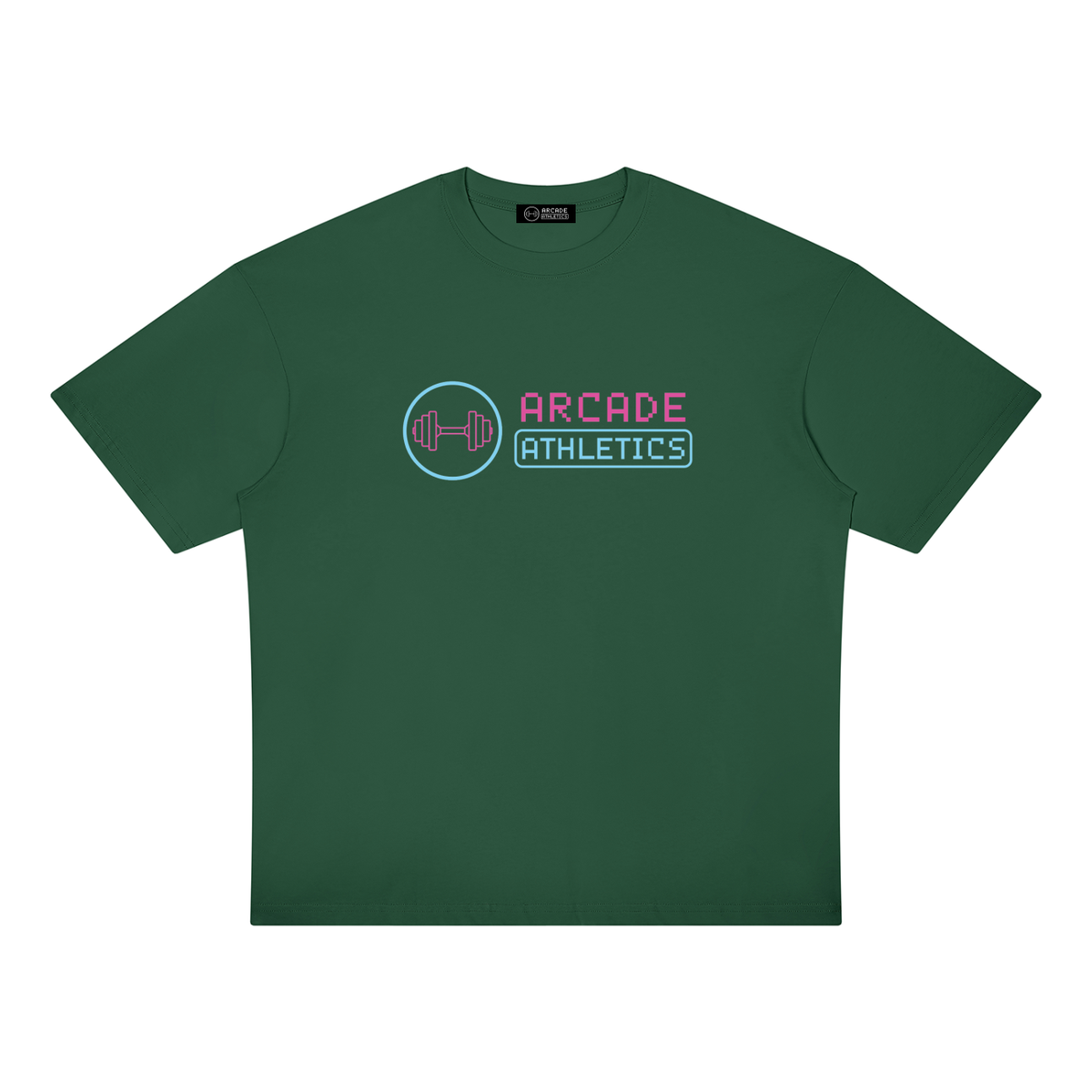 "Powered by Pizza" Pixel Art Midweight Tee