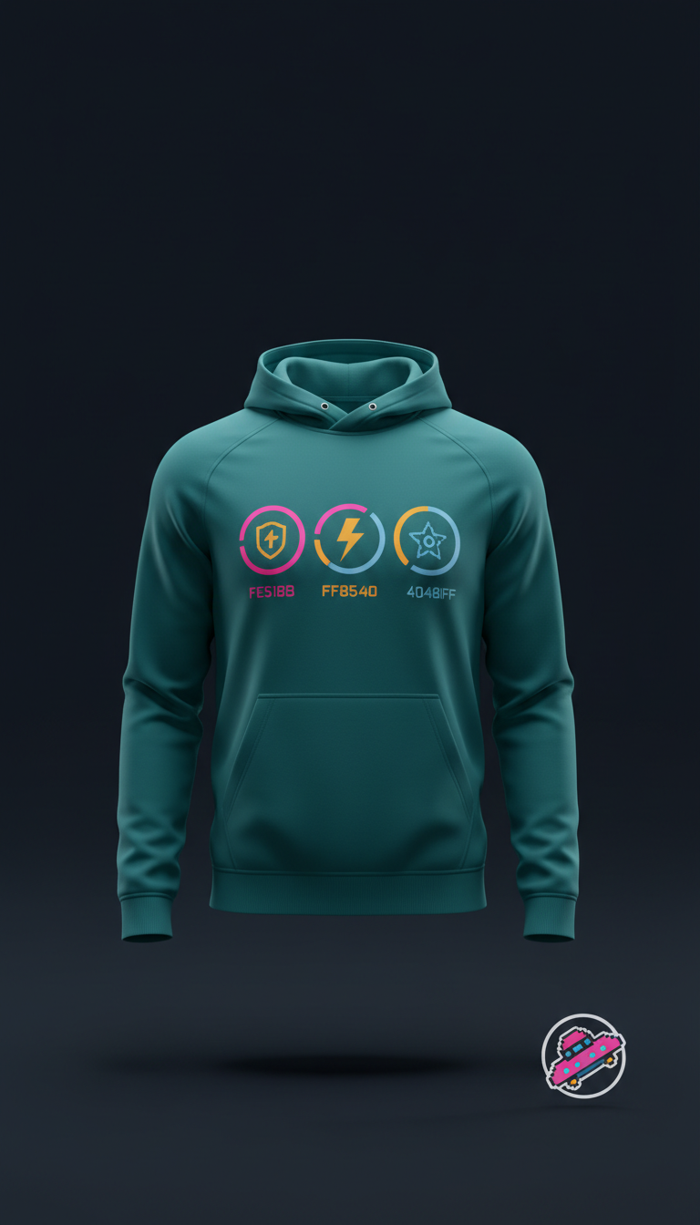 Teal Performance Power-Up Hoodie