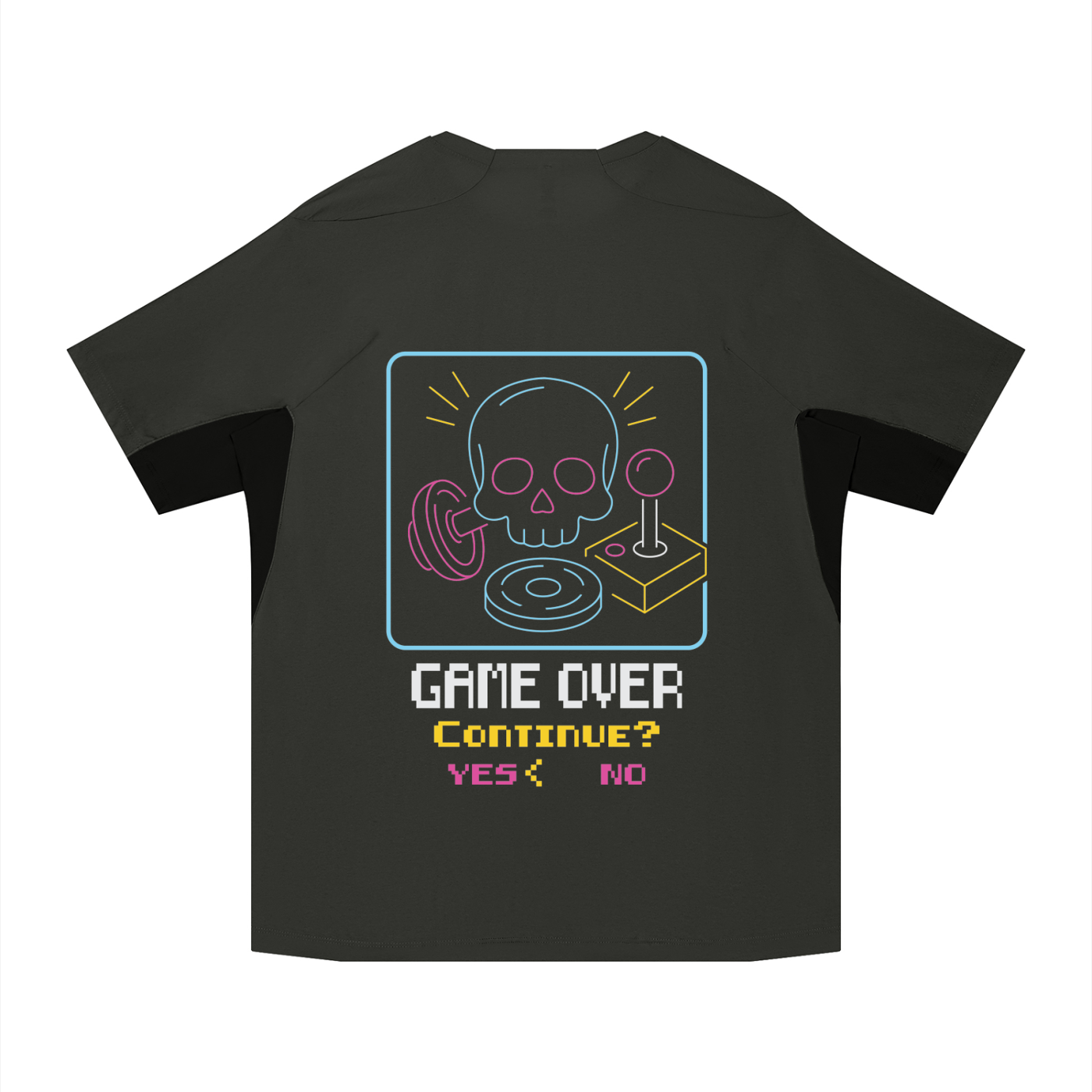 Boss Battle Skull Lightweight Training T-Shirt - Retro Arcade Gym Tee