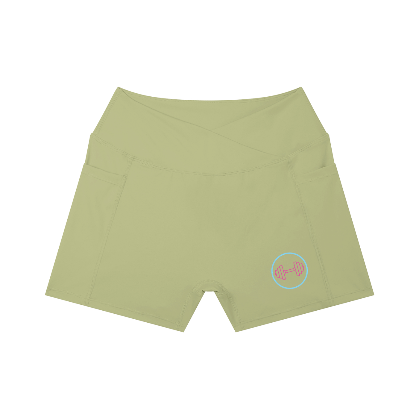 The "Stat-Boost" High-Waisted Pocket Yoga Shorts