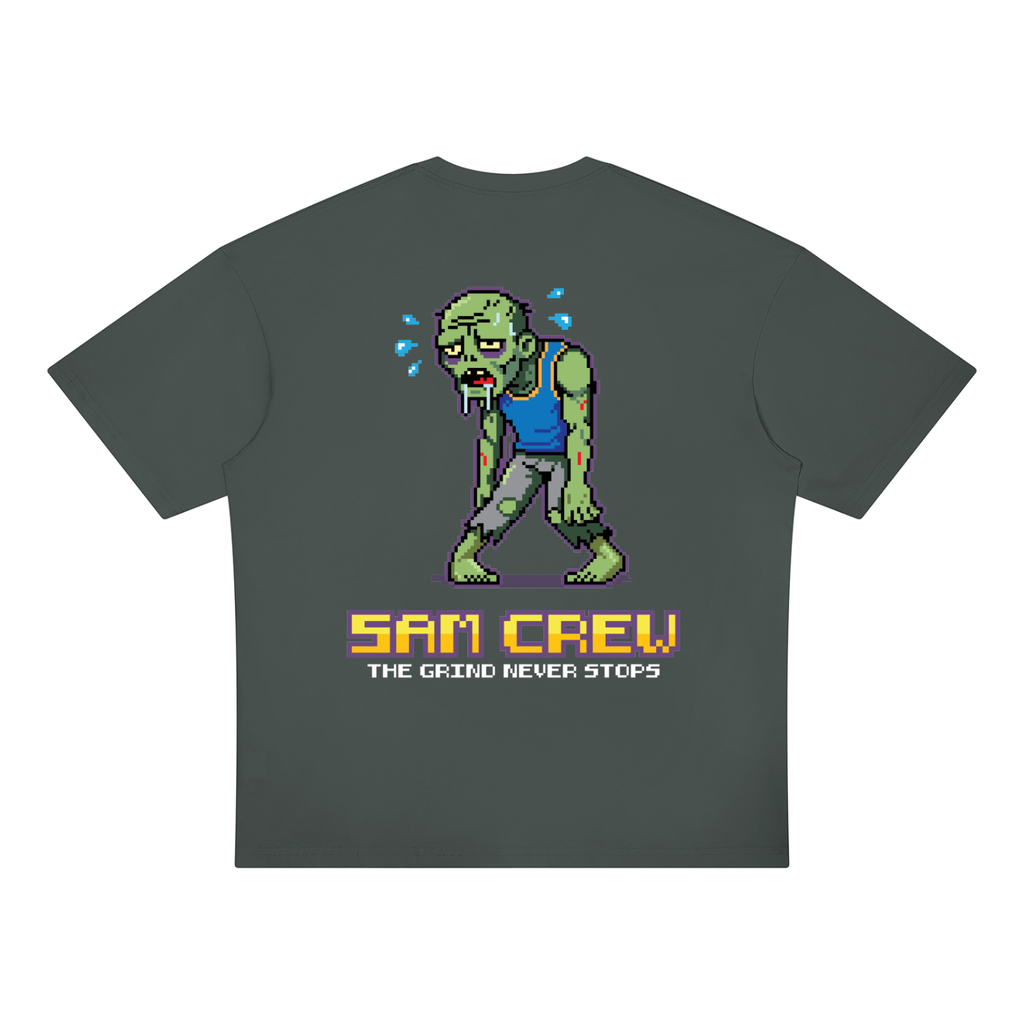 "5AM Crew" Midweight Oversized Tee