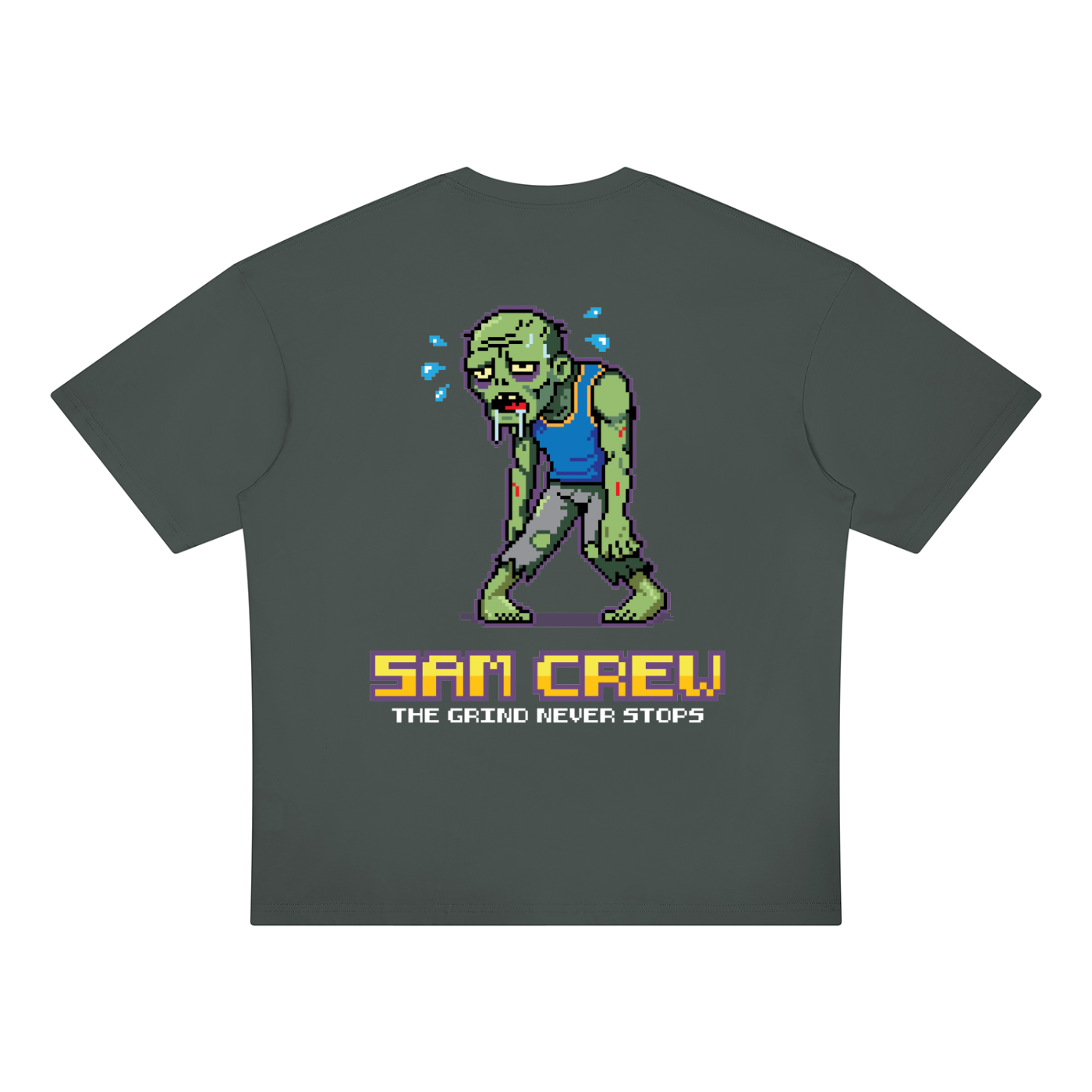 "5AM Crew" Midweight Oversized Tee