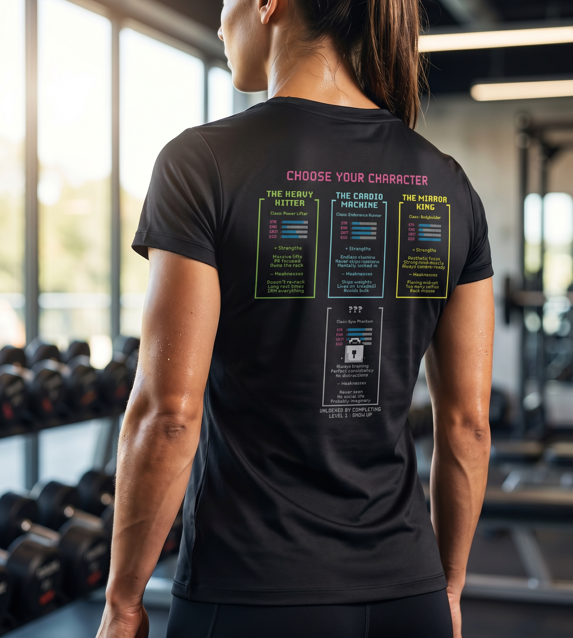 Choose Your Character Graphic T-Shirt