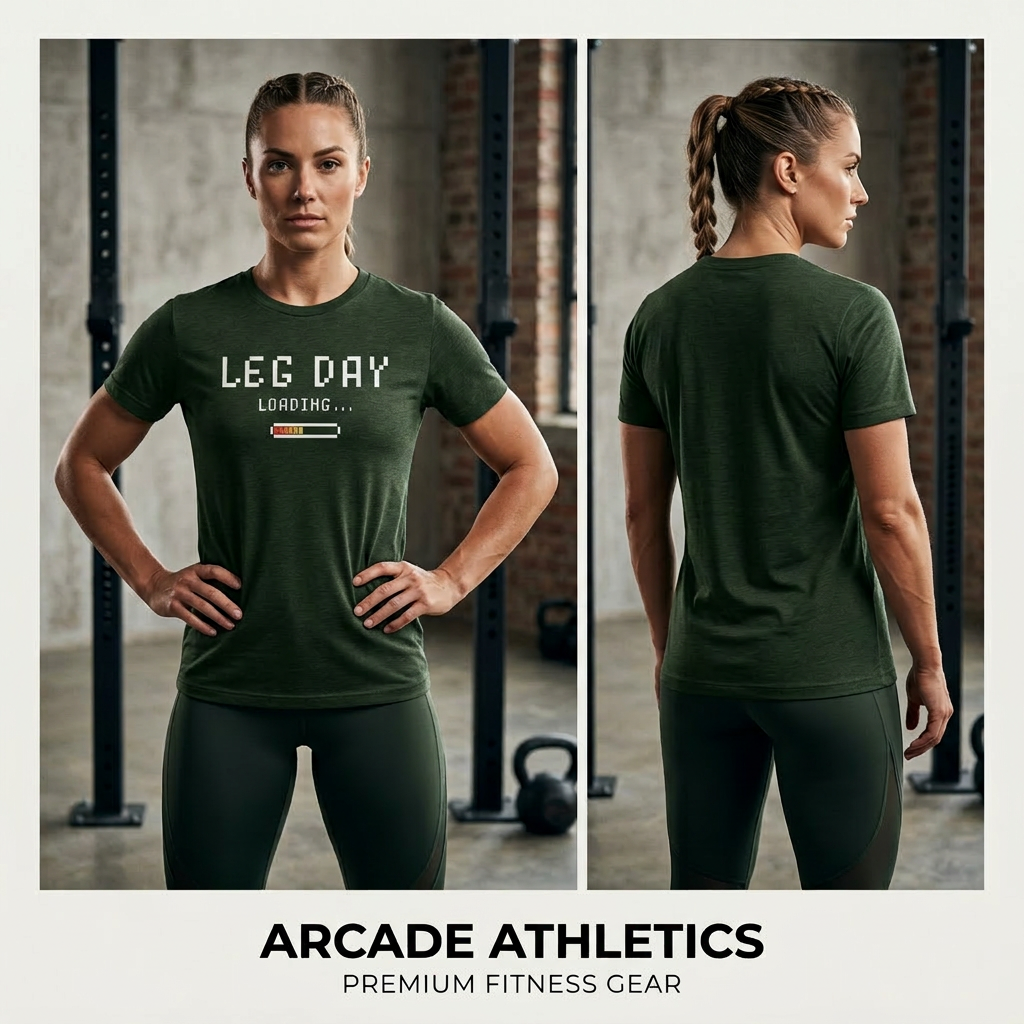Arcade Athletics Leg Day Loading Tee