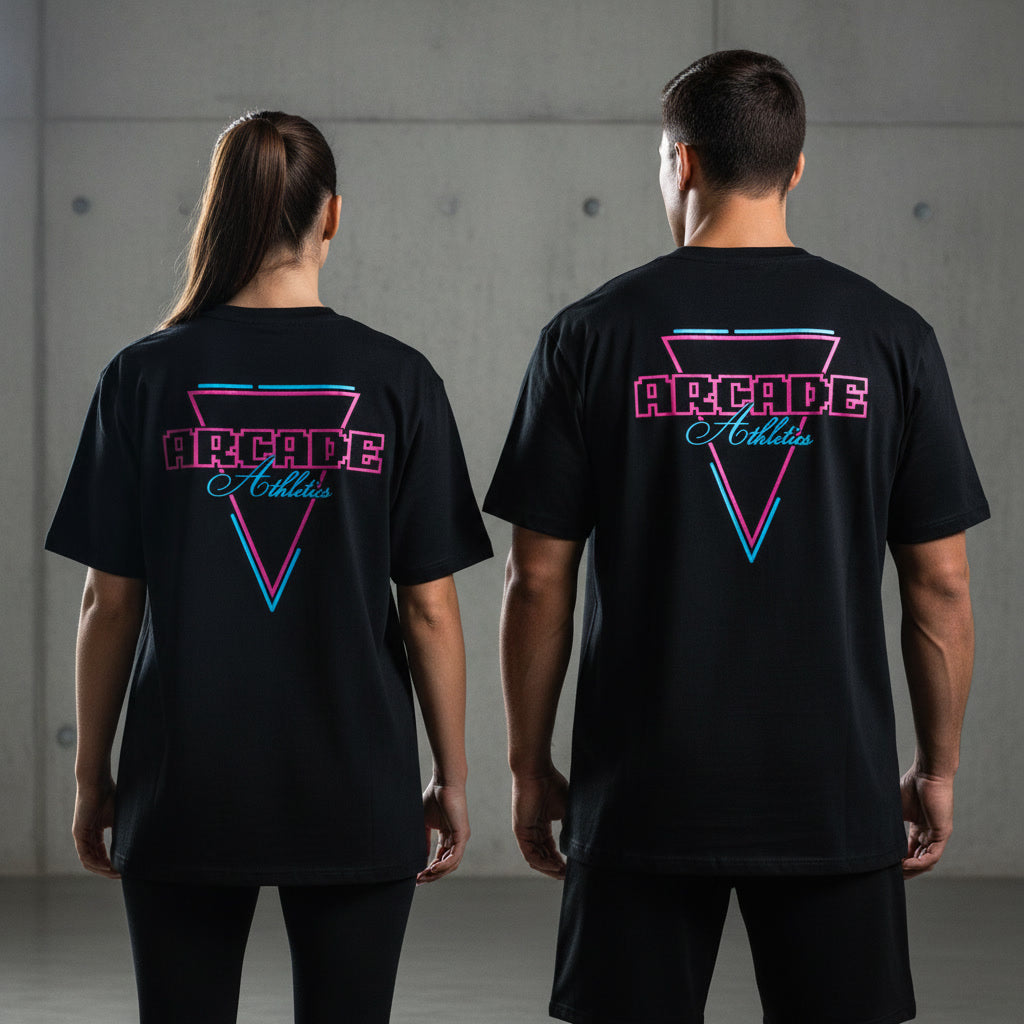 Retro Arcade Athletics Oversized Heavyweight Tee | Arcade Athletics