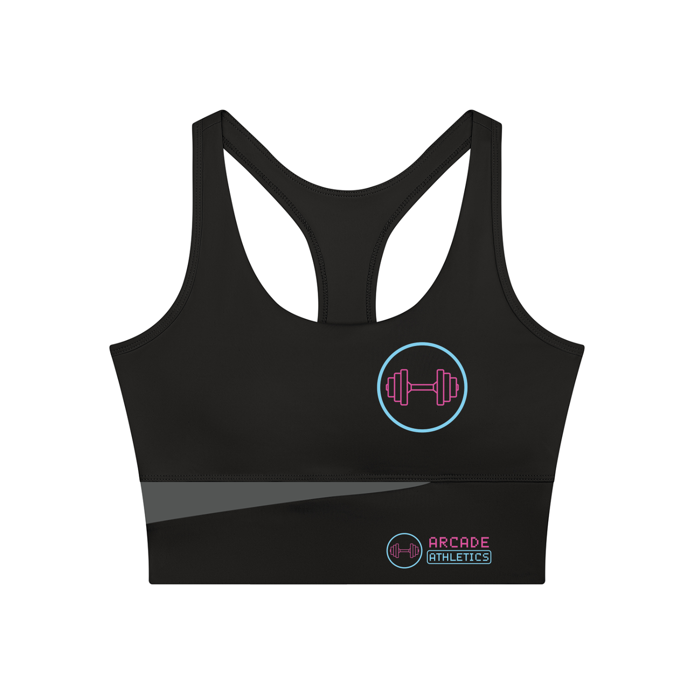 Aura Colour Block Crop Tank
