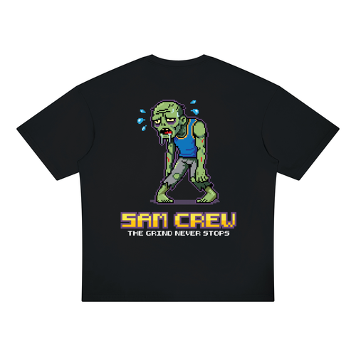 "5AM Crew" Midweight Oversized Tee