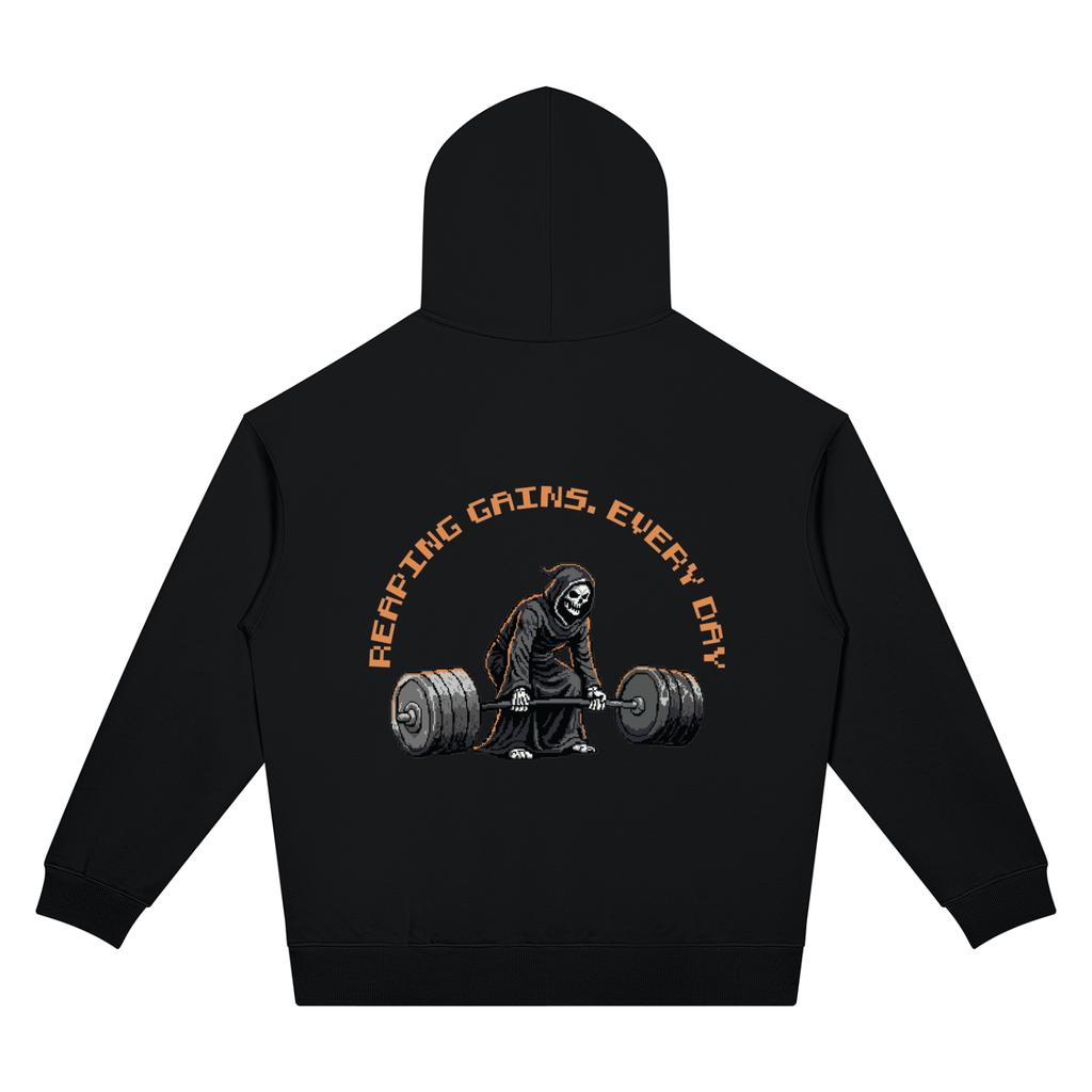 "Reaping Gains" Heavyweight Oversized Hoodie