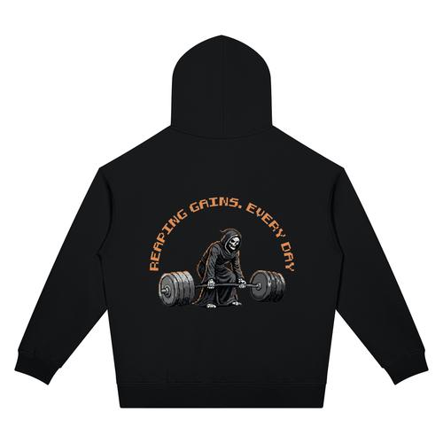 "Reaping Gains" Heavyweight Oversized Hoodie