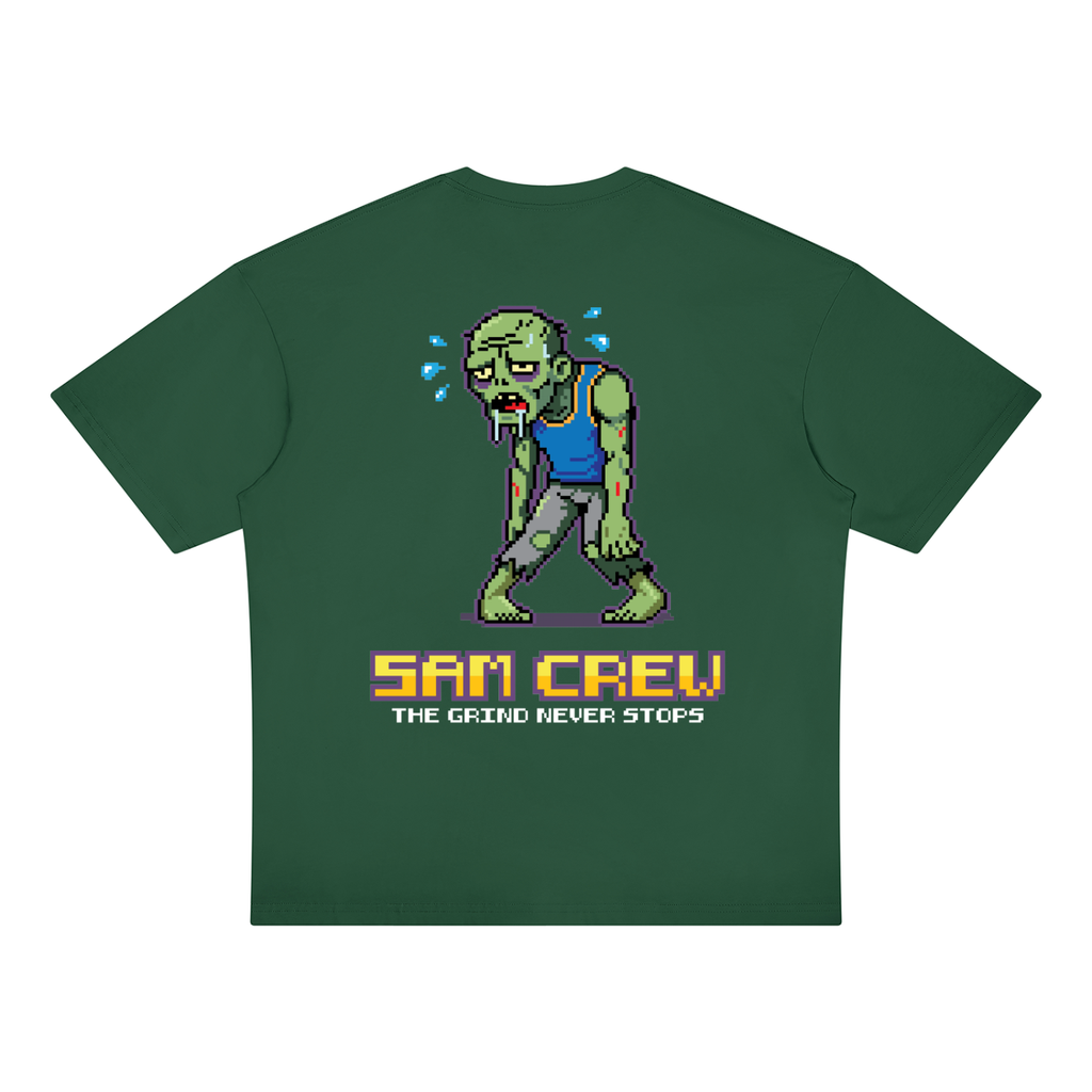 "5AM Crew" Midweight Oversized Tee