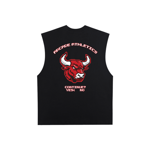 Bull Graphic Raw Edge Tank