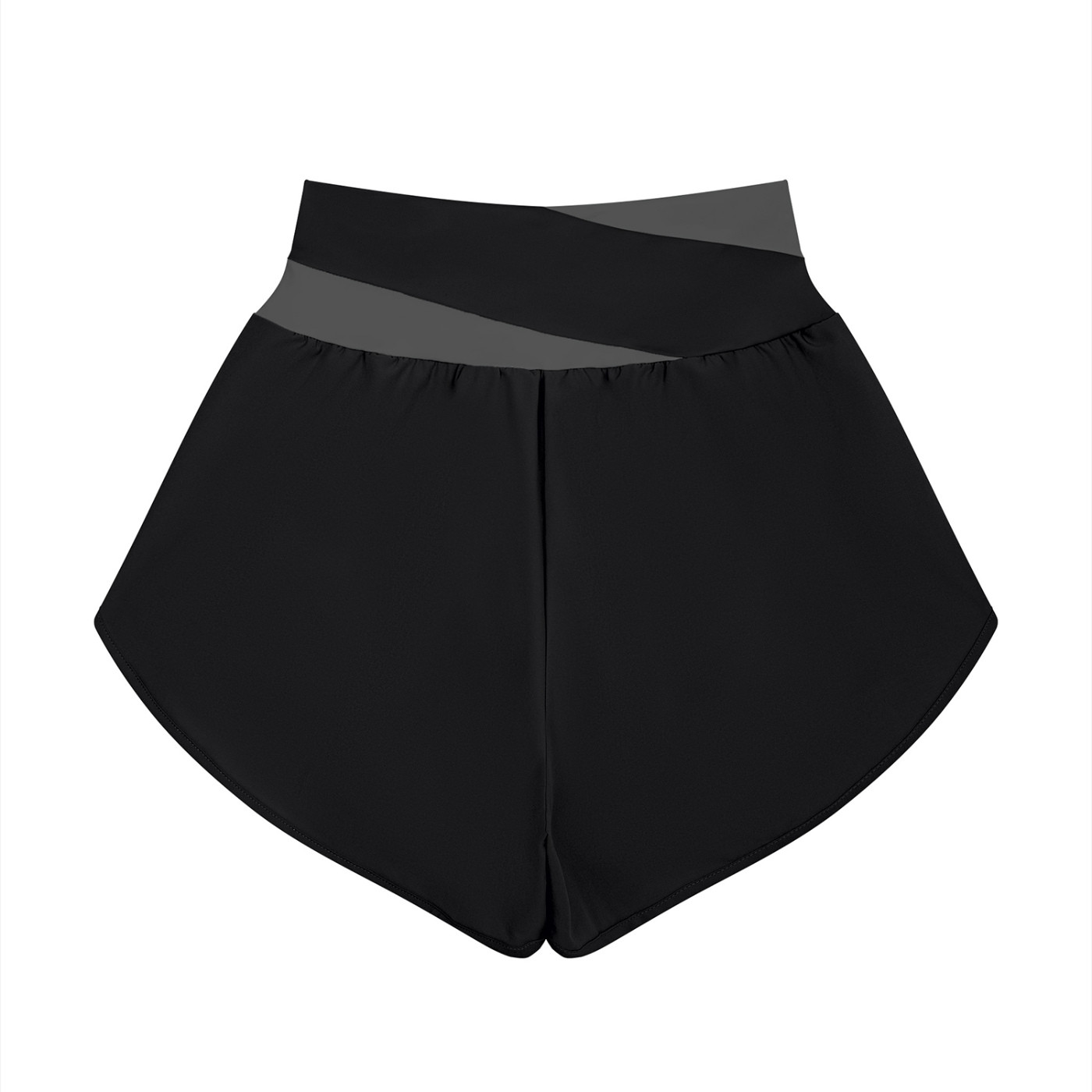 Apex Panelled High-Waist Performance Shorts