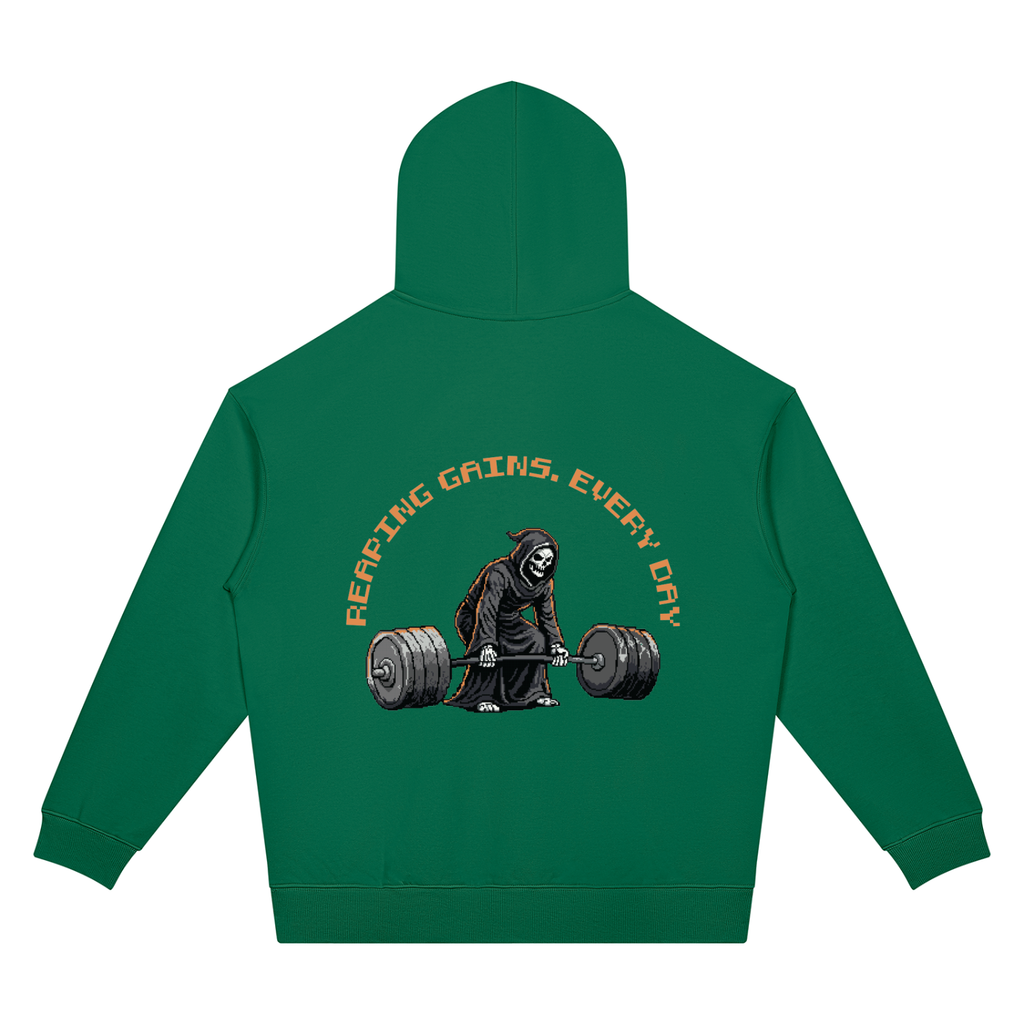 "Reaping Gains" Heavyweight Oversized Hoodie